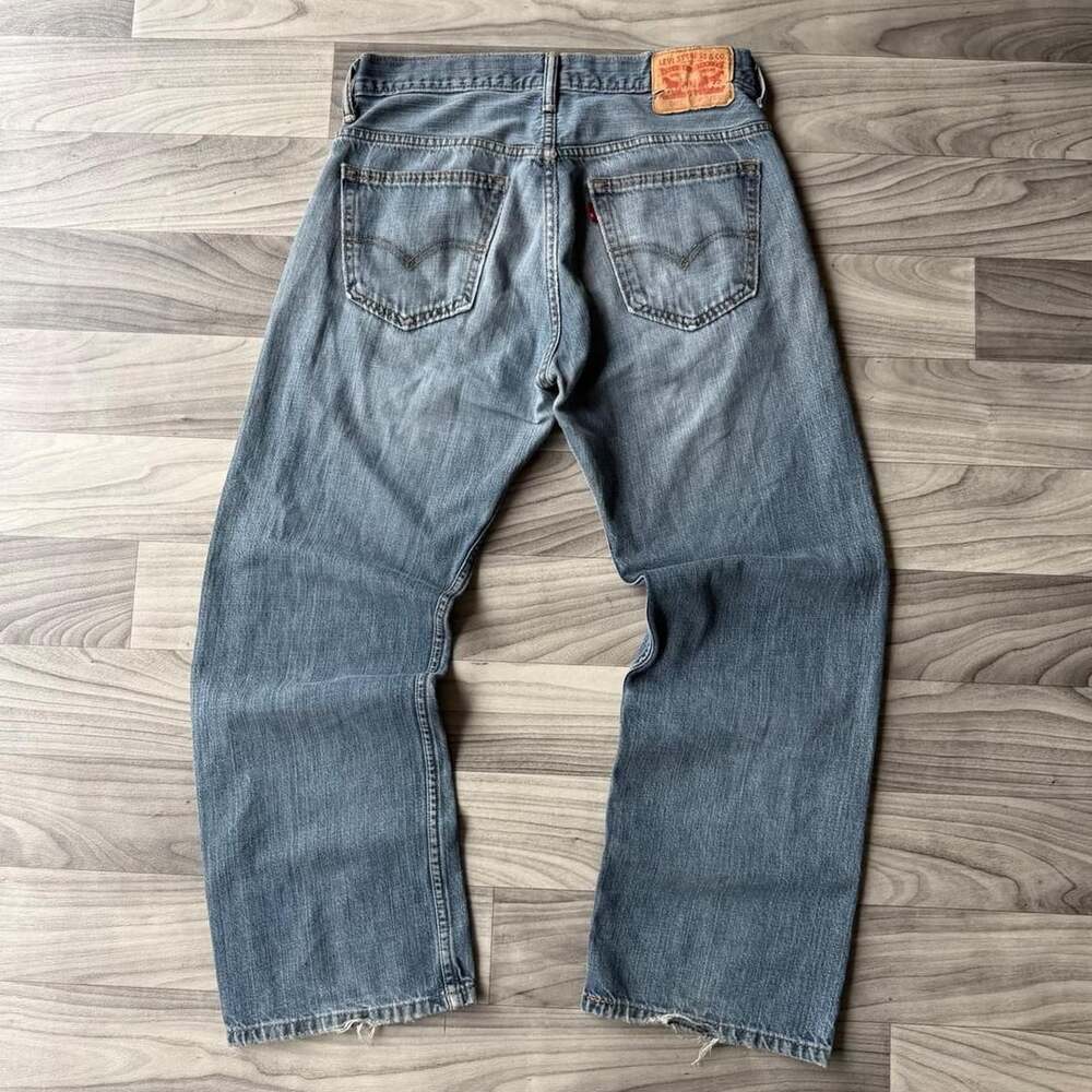Levi's 559 Relaxed Straight Jeans W30 L30 Blue Denim Y2K